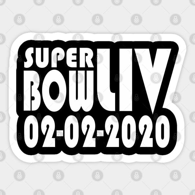 Super Bowl LIV 2020 Logo Series Sport Sticker by vintageclub88